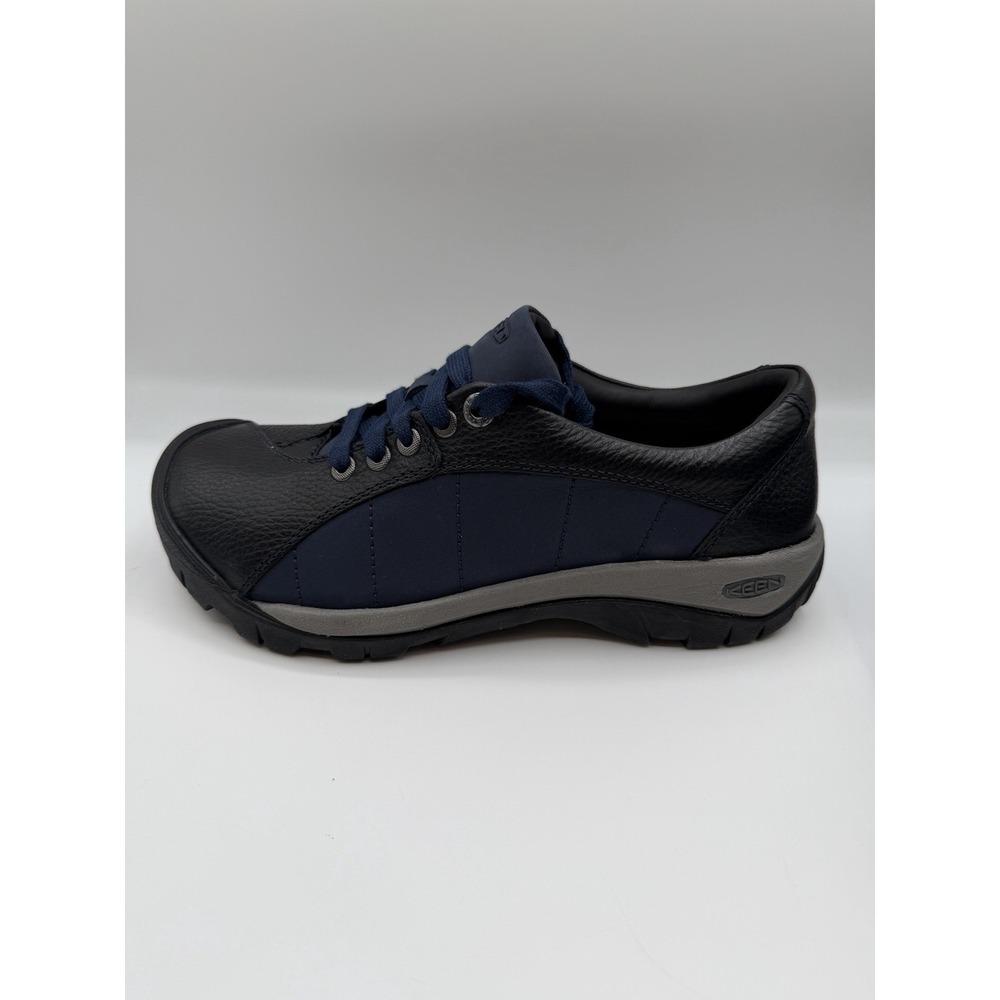 KEEN Presidio Leather Walking Shoes,Women's 9.5 M,EU 40,Dark Navy,PREOWNED